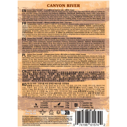Taste of the Wild Canyon River Cat Chunks in Gravy Pouch