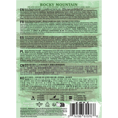 Taste of the Wild Rocky Mountain Cat Chunks in Gravy Pouch