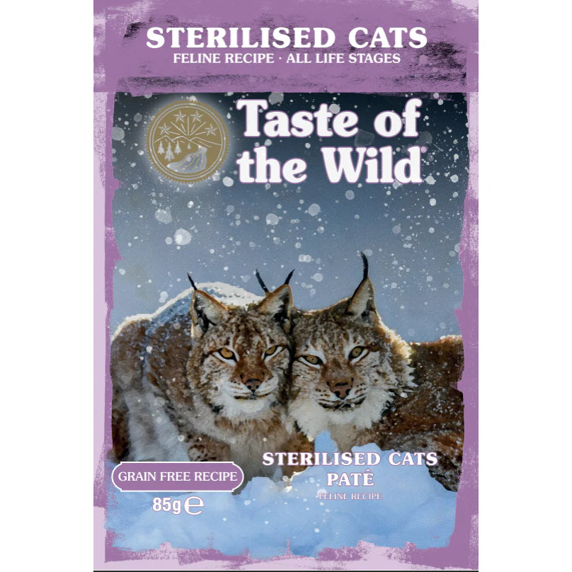 Taste of the Wild All Life Stages Indoor/Sterilised Cat Chicken Pate Pouch