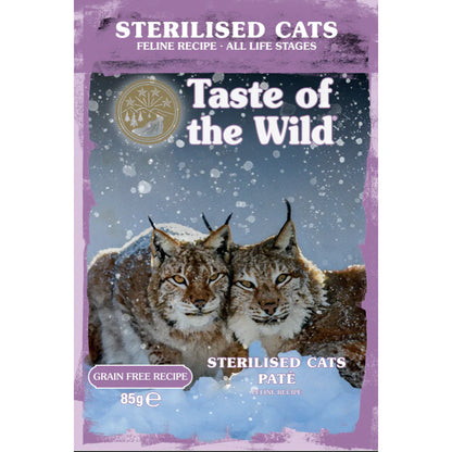 Taste of the Wild All Life Stages Indoor/Sterilised Cat Chicken Pate Pouch