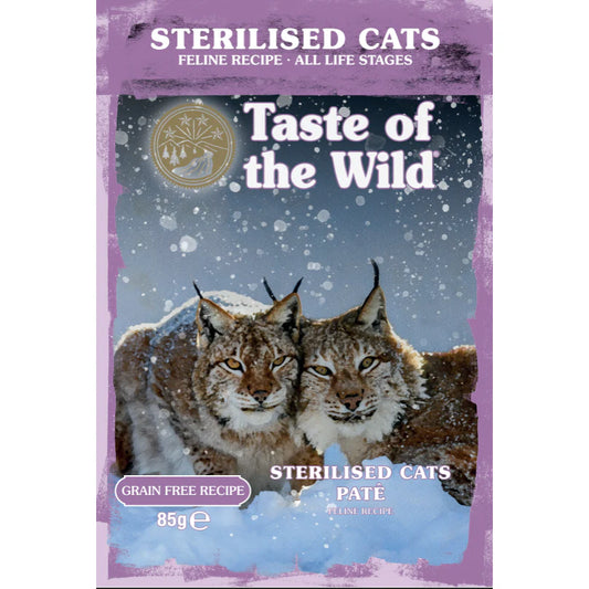 Taste of the Wild All Life Stages Indoor/Sterilised Cat Chicken Pate Pouch