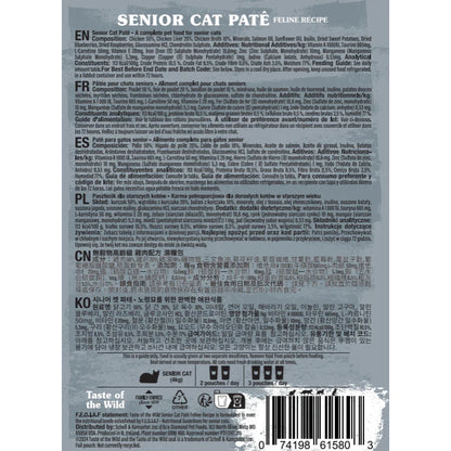 Taste of the Wild Senior Cat Chicken Pate Pouch