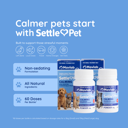 MavLab Settlepet Medium & Large Dogs 50g
