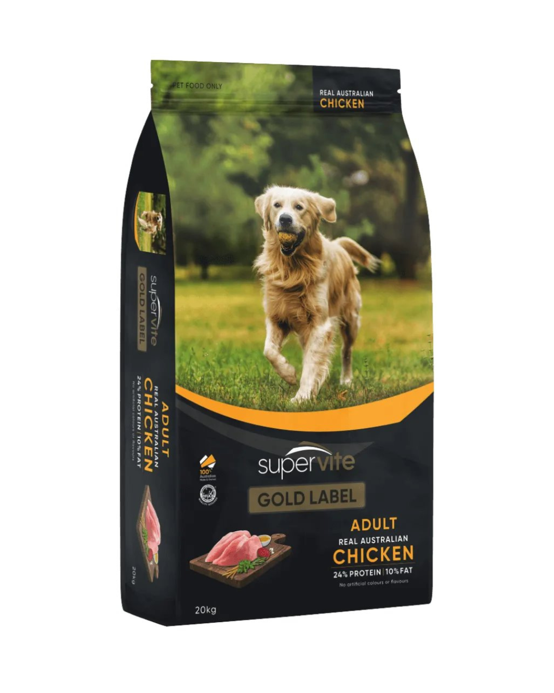 SuperVite Gold Label Adult Chicken Dry Dog Food