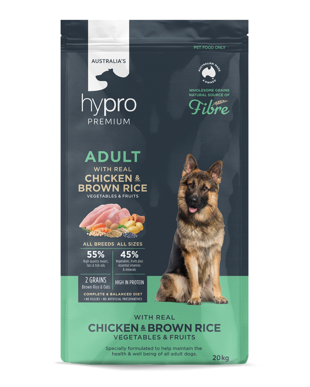 Hypro Premium Wholesome Grains Chicken & Brown Rice Adult Dry Dog Food