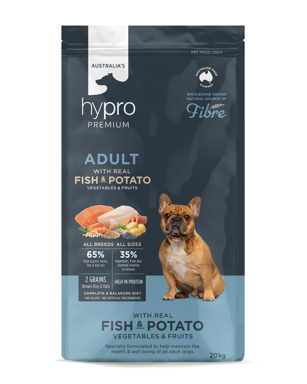 Hypro Premium Wholesome Grains Fish & Potato Adult Dry Dog Food