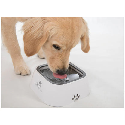 All Fur You Anti Splash Grey Dog Water Bowl