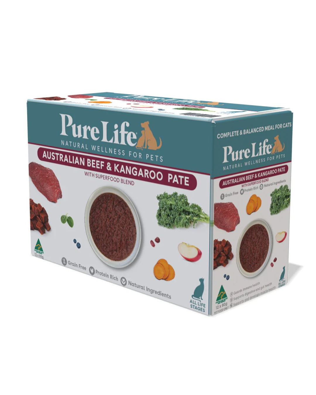 Pure Life Australian Beef & Kangaroo Pate for Cats