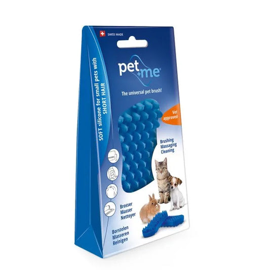 Pet + Me Blue Silicon Brush Soft