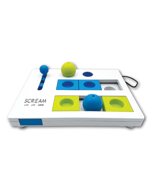 Scream Interactive Cat Brain Teaser Green/Blue 25x19cm