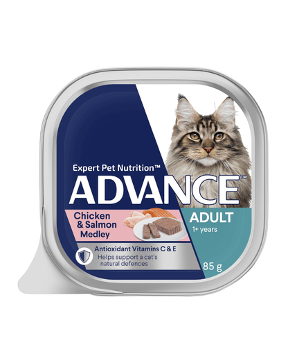 Advance Cat Chicken & Salmon Medley 85g