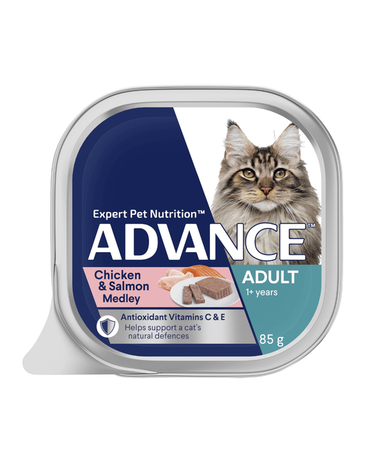 Advance Cat Chicken & Salmon Medley 85g