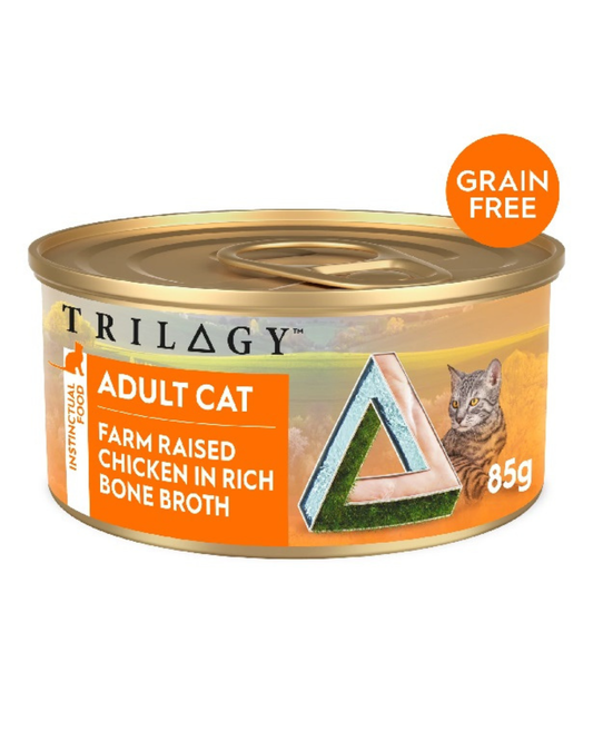 Trilogy Adult Farm Raised Chicken in Bone Broth Wet Cat Food