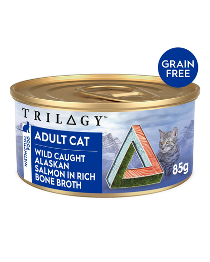 Trilogy Wild Caught Alaskan Salmon in Rich Bone Broth Wet Cat Food