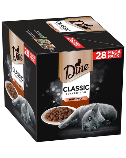 Dine Multipack Classic Collection Succulent Chicken & Beef and Liver 28 x 85g