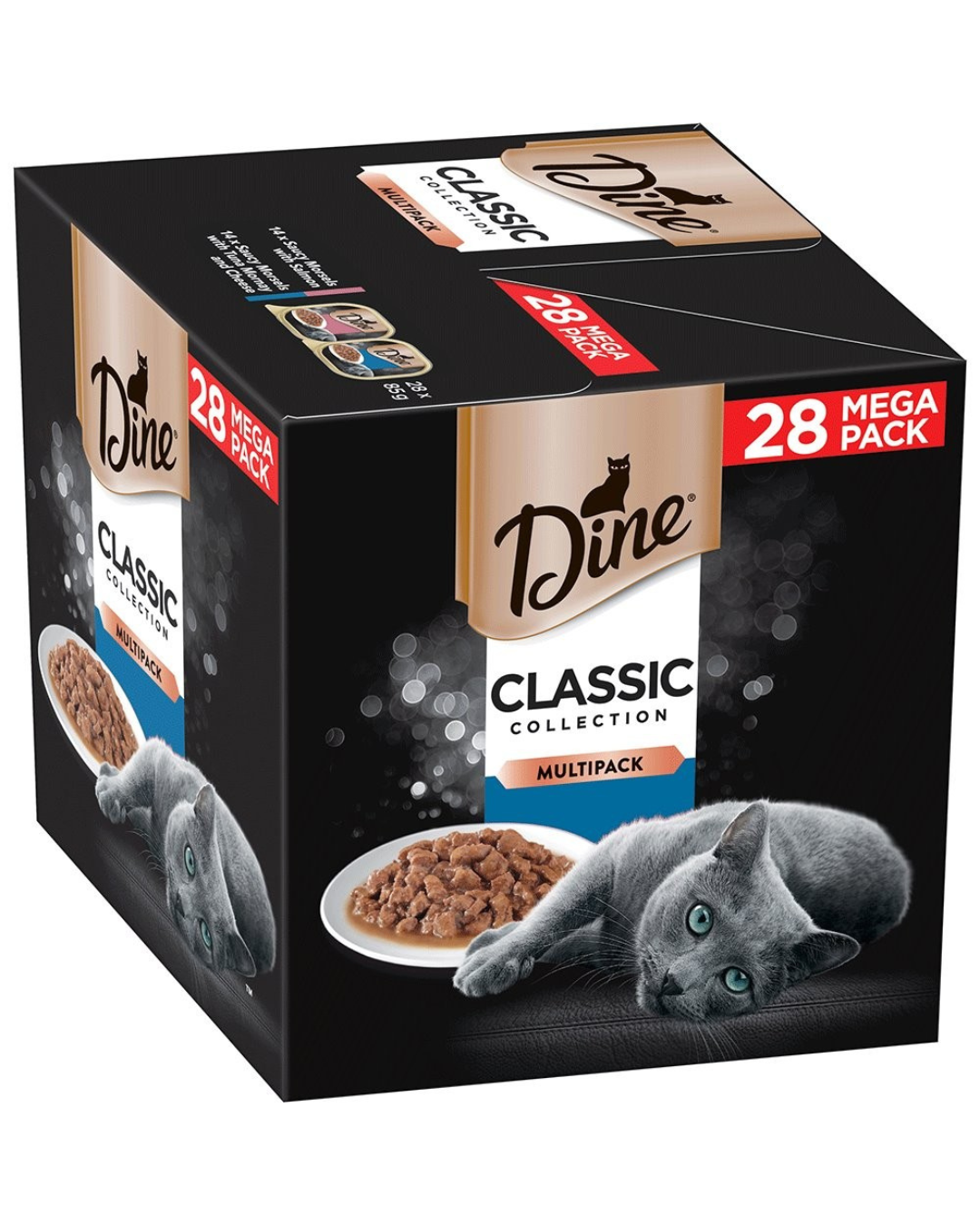 Dine Multipack Classic Collection Salmon Morsels & Tuna Mornay 28 x 85g