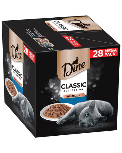 Dine Multipack Classic Collection Salmon Morsels & Tuna Mornay 28 x 85g