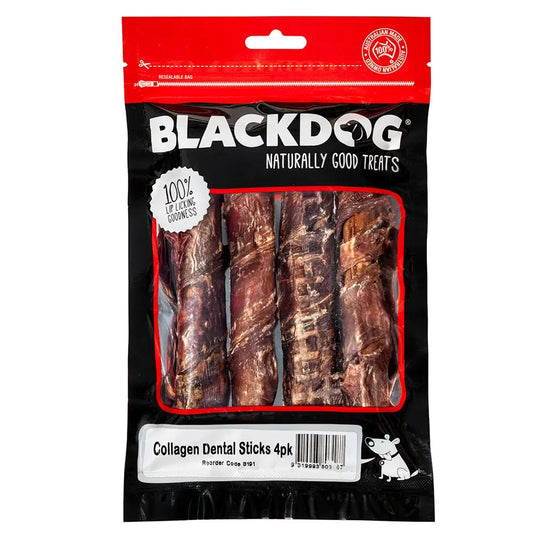 BlackDog Collagen Dental Sticks 4pk