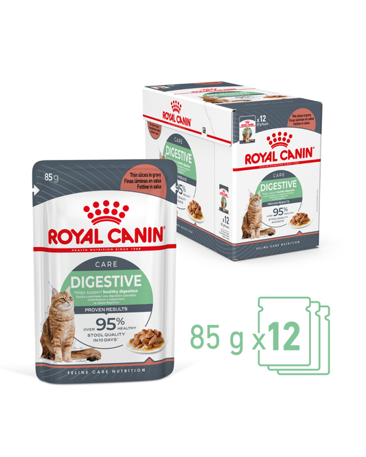 Royal Canin Digestive Care Cat Wet Food Pouches in Gravy