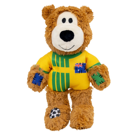 KONG Wild Knots Soccer Teddy Australian Medium Limited Edition