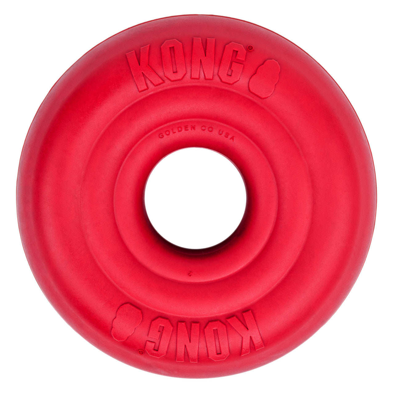 KONG Donut Durable Natural Dog Chew Toy