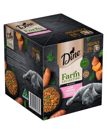 Dine Farm Collection Salmon with Sweet Potato & Spinach
