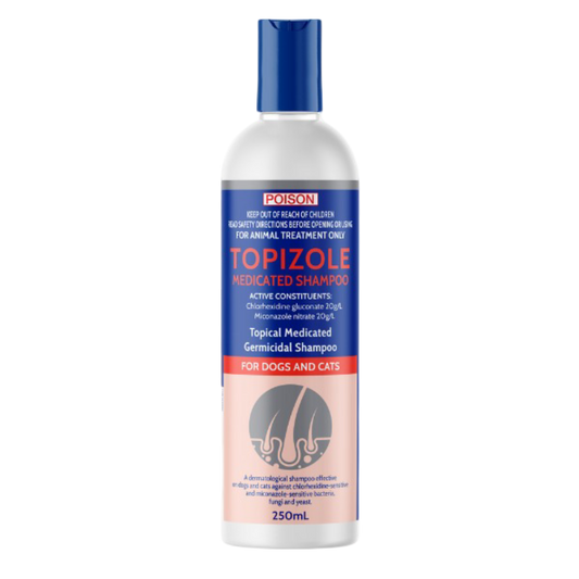 Fidos Topizole Germicidal Shampoo For Dogs And Cats 250ml