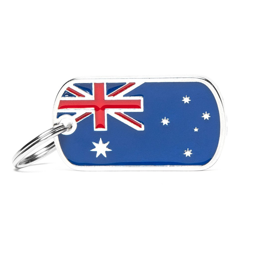 My Family Flag Australia ID Tag