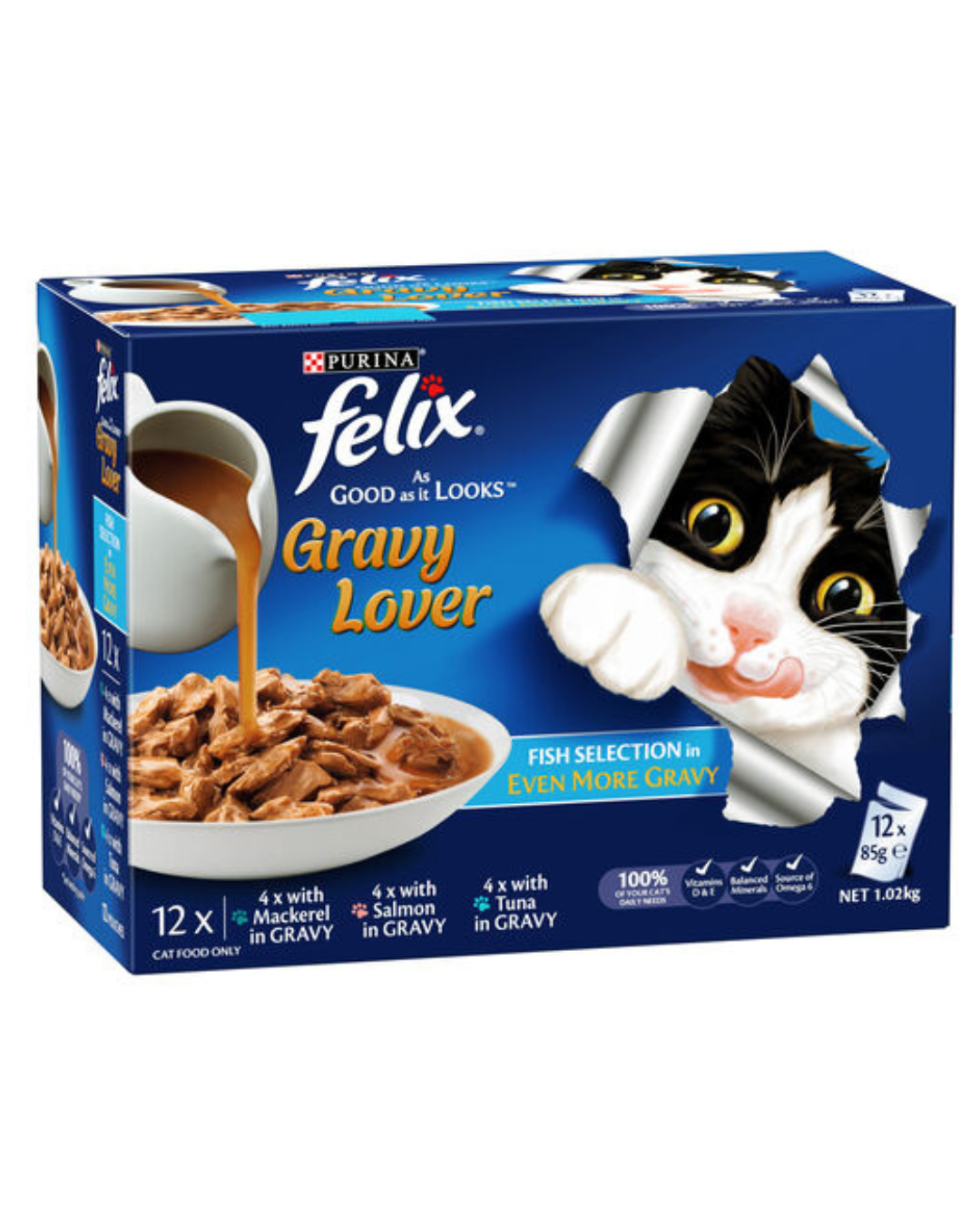 Felix Adult As Good As It Looks Gravy Lover Fish Selection