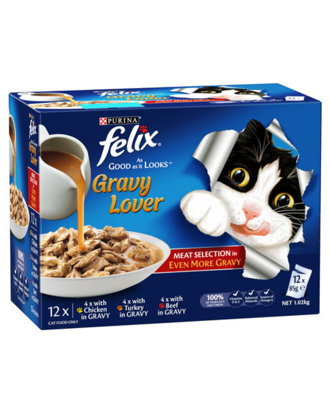 Felix Adult As Good As It Looks Gravy Lover Meat Selection