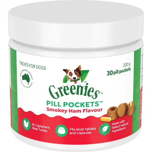 Greenies Pill Pockets Smokey Ham Flavour 30 Pieces