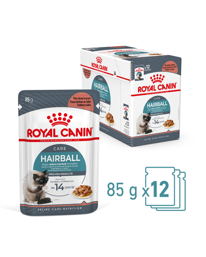 Royal Canin Hairball Care Cat Wet Food Pouches in Gravy
