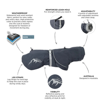 Huskimo Dog Waterproof Raincoat Thunderstorm