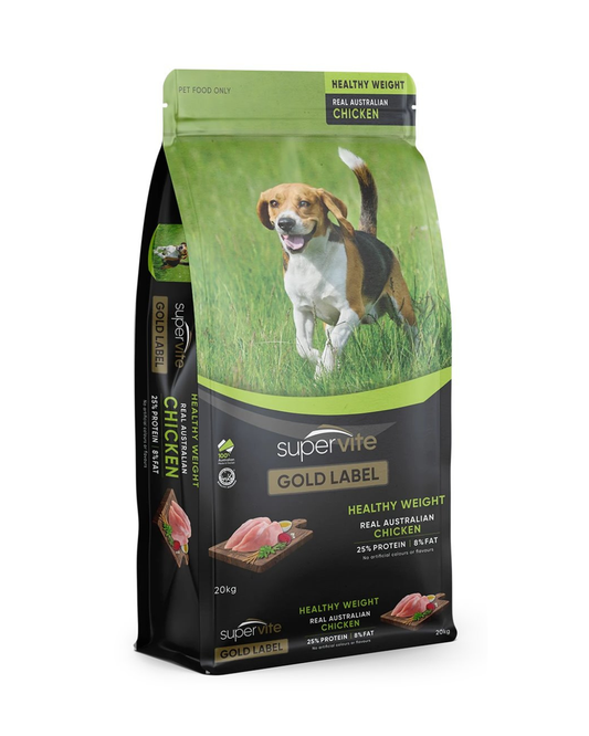 SuperVite Gold Label Adult Healthy Weight Chicken Dry Dog Food