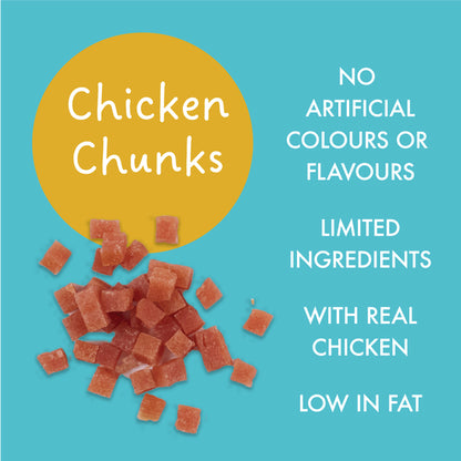 KIDDO Training Soft Chicken Chunks Dog Treats 90g