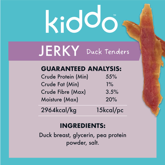 KIDDO Value Jerky Duck Tenders Dog Treats 450g