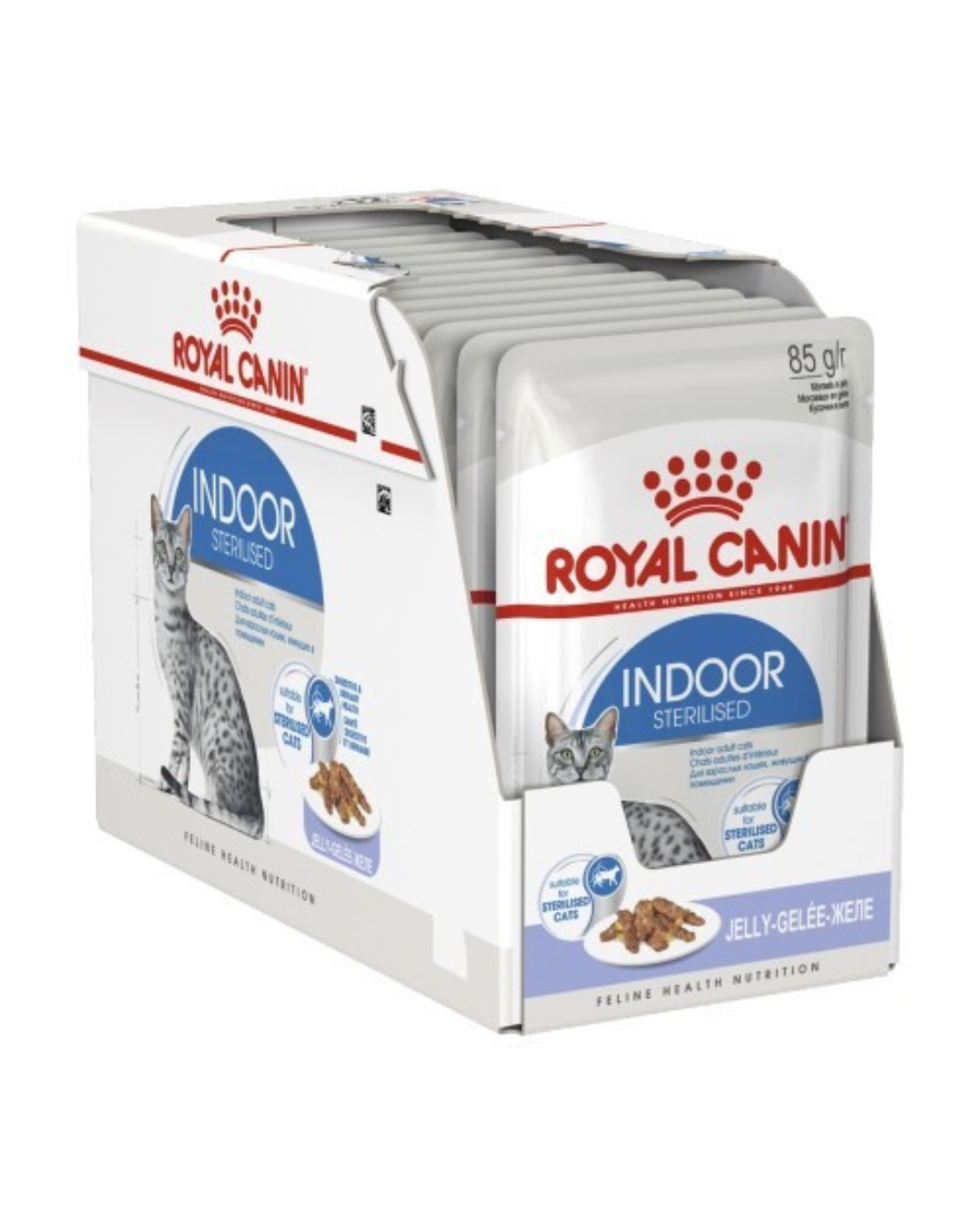 Royal Canin Indoor Sterilised Cat Wet Food Pouches in Jelly