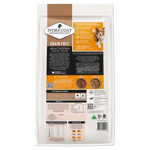 Ivory Coat Grain Free Adult Healthy Weight Dry Dog Food Chicken