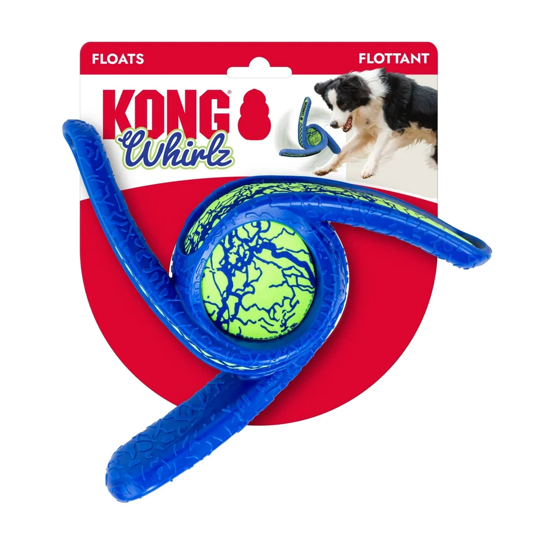 KONG Whirlz Throw Dog Toy Medium/Large