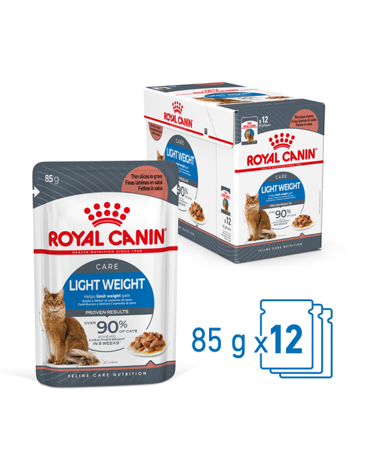 Royal Canin Light Weight Care Cat Wet Food Pouches in Gravy