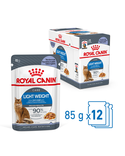 Royal Canin Light Weight Care Cat Wet Food Pouches in Jelly