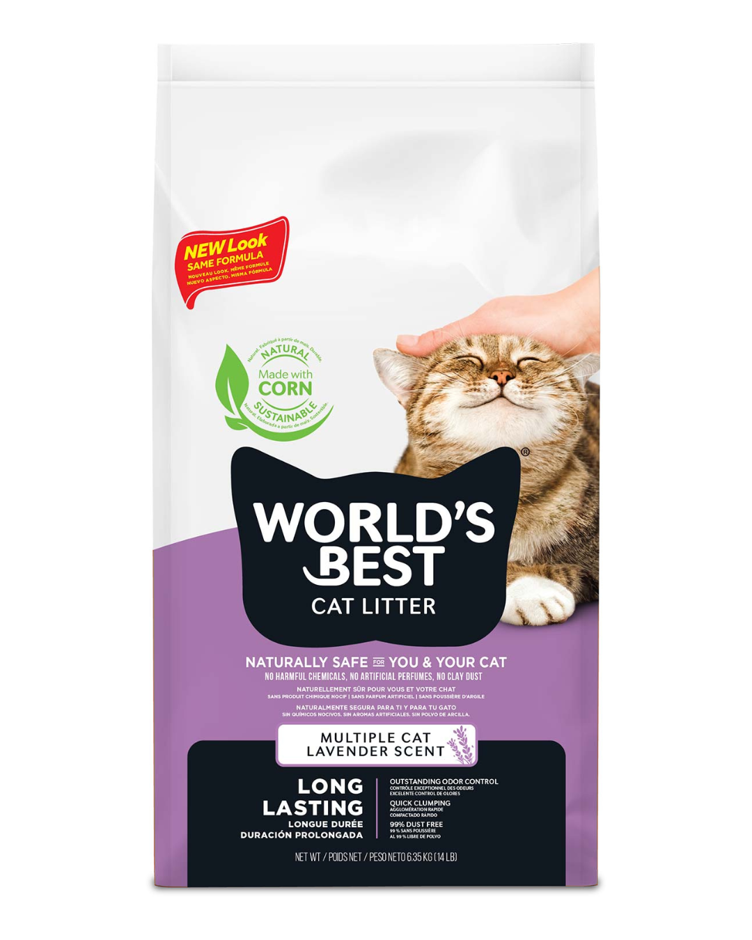 World's Best Lavender Clumping Cat Litter