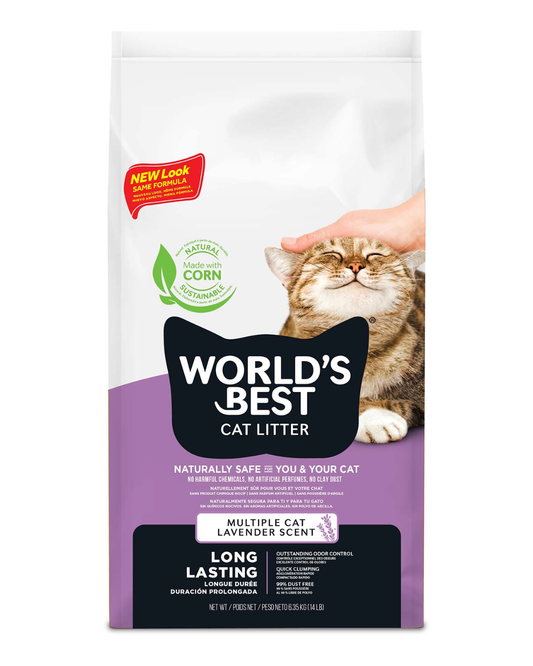 World's Best Lavender Clumping Cat Litter