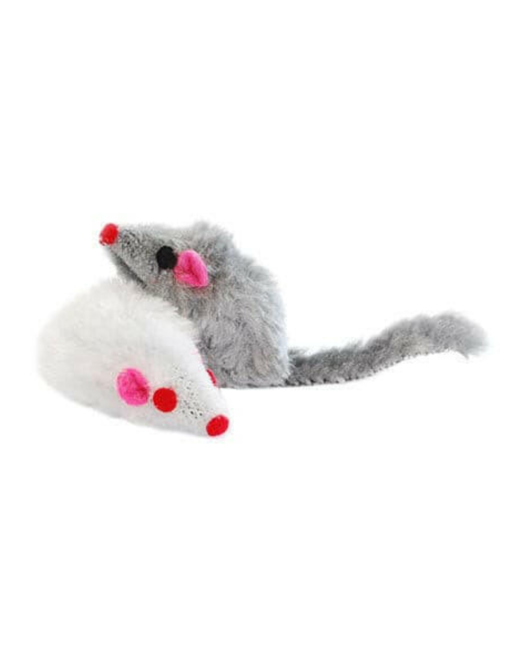 Cattitude Feline Care Mouse Grey/White 2pk
