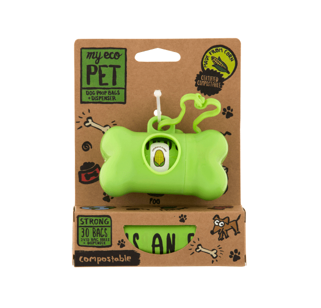My Eco Pet Bag Dog Poop Bags 2pk + Dispenser