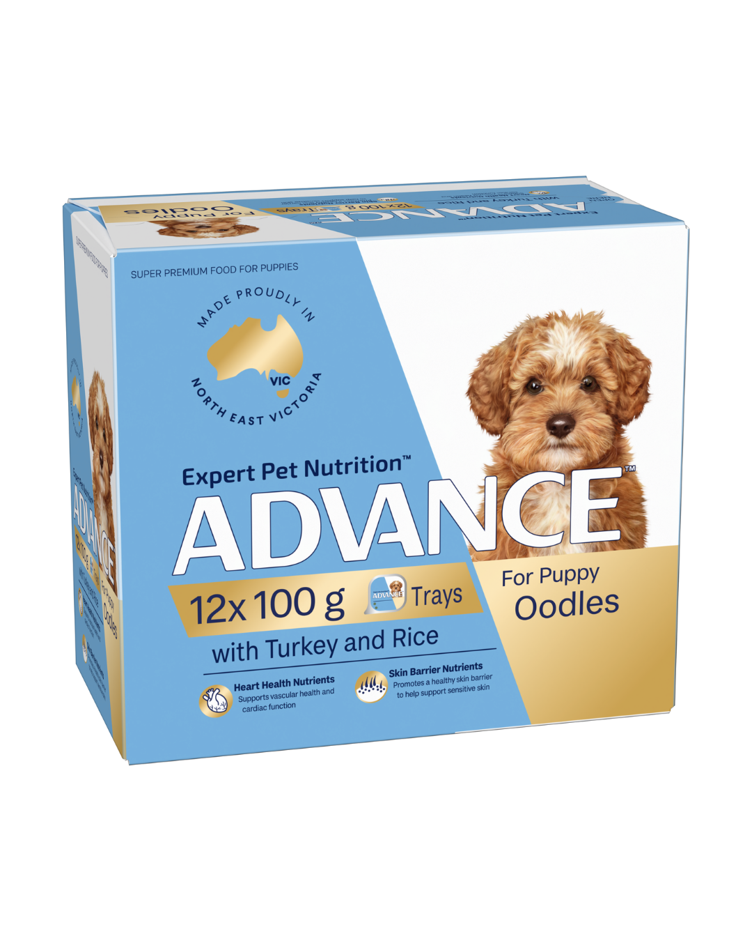 ADVANCE Wet Puppy Food Oodles with Turkey & Rice