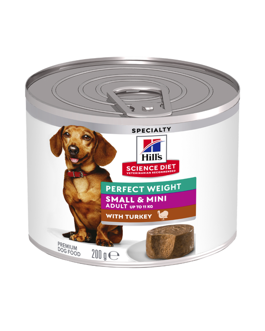 Hill's Science Diet Adult Perfect Weight Small & Mini with Turkey Canned Dog Food