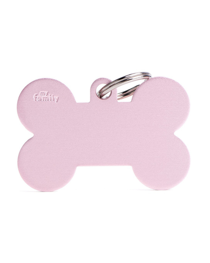 My Family Basic Bone Pink ID Tag