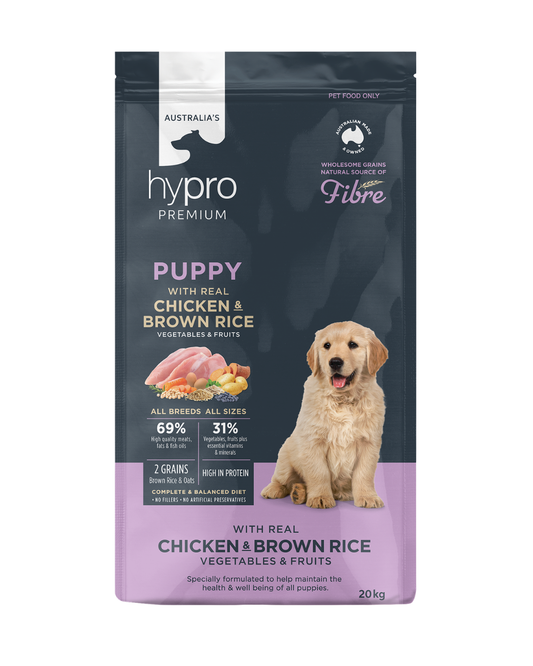 Hypro Premium Puppy & Whelping Wholesome Grains Chicken & Brown Rice  Dry Dog Food