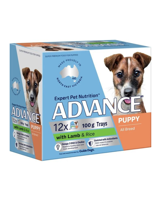 ADVANCE Wet Puppy Lamb with Rice 100g x 12